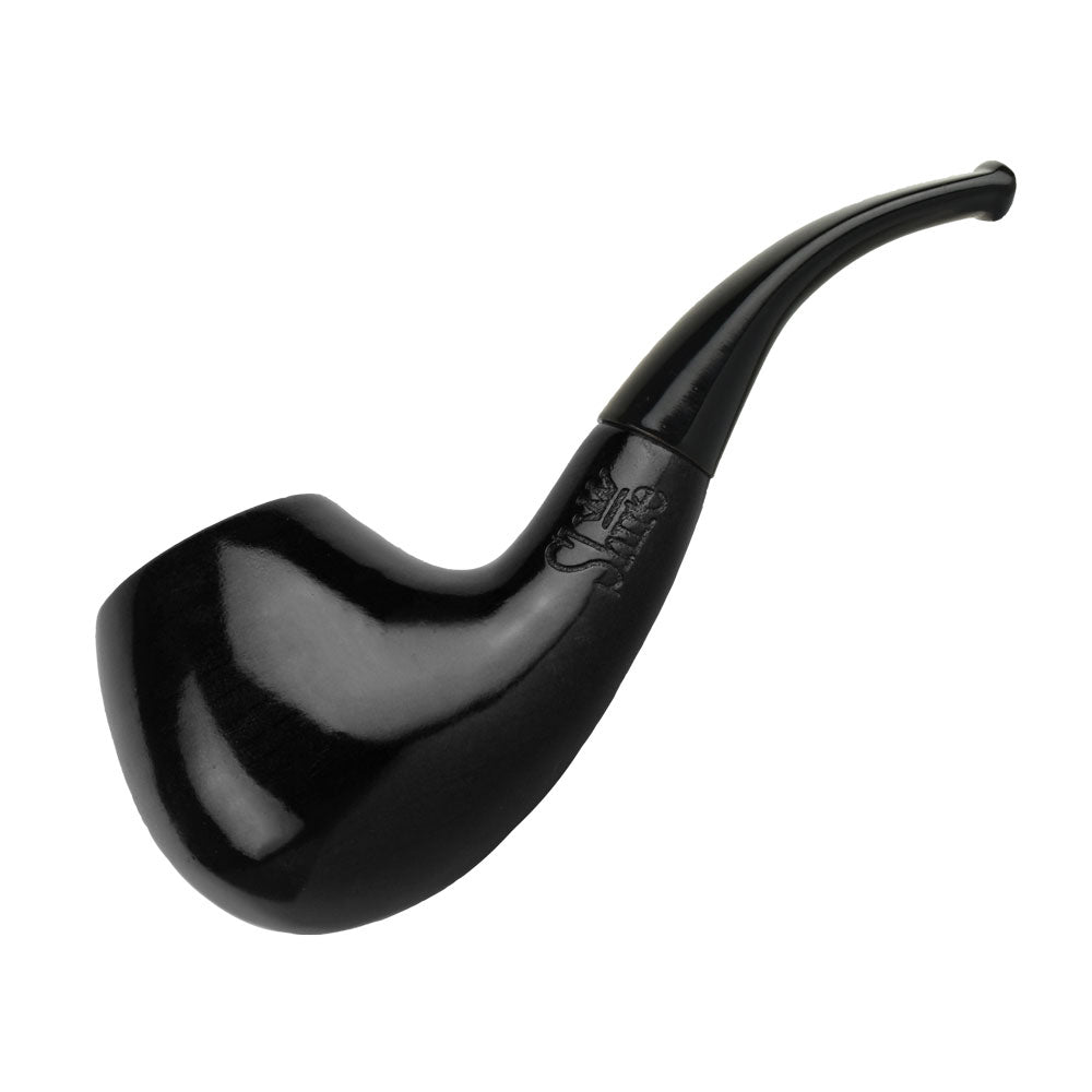 Shire Pipes Bent Ebony Cherry Wood Tobacco Pipe  Traditional Pipes -  Pulsar – Pulsar Vaporizers